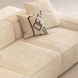 Sofá seccional minimalista de 7 plazas en forma de U, muebles modernos para sala de estar, sofás modulares de tela en forma de <span class=keywords><strong>L</strong></span> de estilo Simple - Product Image 6