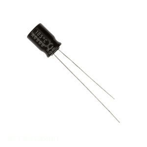 Distributeur agréé UTT1C470MDD CAP ALUM 47UF 20% 16V RADIAL TH Through Hole 47 uF Condensateur - Product Image 1