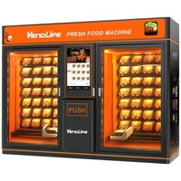 Distributeur automatique instantané de déjeuner de boîte à bento de pain grillé de sandwich de nourriture