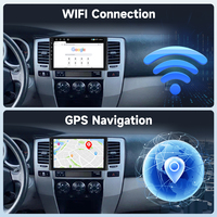 Autoradio Android Podofo 9'' 4+64G pour Toyota 4Runner 2002-2009, Carplay/Android Auto sans fil, GPS, RDS, WIFI, vente en gros