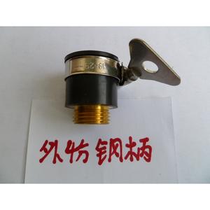 Collier de serrage pour purificateur d'eau en acier inoxydable de 22 mm avec poignée en acier, raccords en cuivre, connecteur de pistolet à eau pour lavage de voiture, 4 points extérieurs - Product Image 1