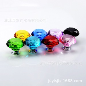 Global Supply Chain Best Price Furniture Crystal <strong>Knob</strong> Glass <strong>Knobs</strong> for Bedroom Crystal Handle Dresser <strong>Diamante</strong> <strong>Drawer</strong> Handle - Product Image 2
