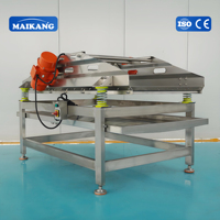 Geavanceerde Automatische Trilzeef Innovatieve Saladeontwateringsmachine Moderne Champignonwaterverwijderingsmachine 220V 380V