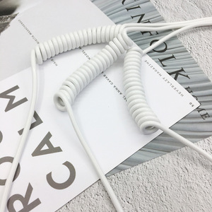 Multi Function 3 In 1 <b>Charging</b> <b>Cable</b> Type C Usb Spring Retractable For Apple X Android Devices - Product Image 1