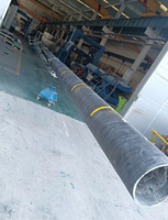 Poteau utilitaire en PRV/FRP haute performance résistant aux UV, poteau de transmission électrique en fibre de verre pour environnements difficiles