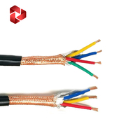 Câble de transmission de signal RVVP 8 conducteurs 24AWG, fil de cuivre double blindage