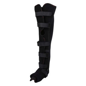 Attelle de soutien post-chirurgical des membres inférieurs orthèse de genou cheville pied sangle de fixation orthèse de jambe pleine longueur - Product Image 6
