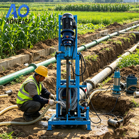 Machine de forage de puits d'eau électrique de 7,5 kW à alimentation hydraulique pour l'irrigation agricole et la construction de forages