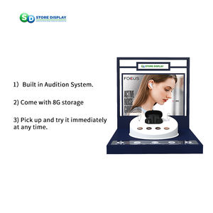 Customized LED Acrylic Wireless Earphone <b>Headset</b> Display <b>Stand</b> Retail Store & Exhibition Hall Trial Function Display <b>Stand</b> - Product Image 6