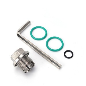 ชุดซ่อมปลั๊กท่อระบายน้ำมันสแตนเลส M18.1x2 พร้อมโอริงและประแจหกเหลี่ยมสำหรับใช้ในยานยนต์ - Product Image 2