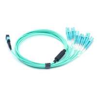 Connecteur de câble de coffre de câble à fibre optique Cordon de raccordement MTP à fibre MPO haute performance Câble de coffre MPO haute densité