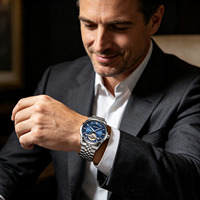 Montre mécanique pour homme avec logo personnalisé OEM, tourbillon Miyota, cadran squelette, cristal saphir, résistante à l'eau, cadeau d'affaires