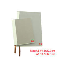 Carnets en cuir PU personnalisés A4 A5 A6 vierges blancs avec couverture rigide pour porte-clés et mousquetons promotionnels