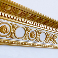 Moulures de corniche de plafond traditionnelles en polystyrène BANRUO, durables et écologiques, pour la décoration intérieure de villa
