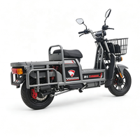 Moto électrique de transport lourd haute performance, vitesse maximale 55 km/h, frein à disque double, scooter électrique de livraison pour les marchés d'Afrique et d'Amérique latine