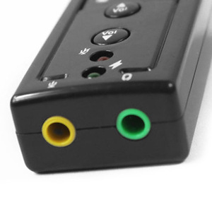 Carte son externe USB 7.1 avec boutons indépendants pour les deux canaux - Product Image 1