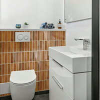 Nouvelle conception de carreaux muraux autocollants en PVC en forme de gourde, imperméables et faciles à poser pour le bricolage à domicile