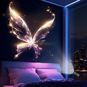 <strong>Universal</strong> USB LED Butterfly Whale Ocean Shape Projector Atmosphere Ambient Lamp Mini Adjustable Car Roof Interior Light Laser - Product Image 1