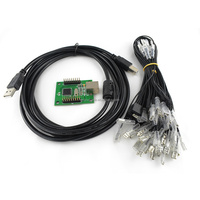 Kit de contrôleur de joystick encodeur USB Jamma Fighter 2 joueurs, rétro PC Baseship avec garantie d'un an pour arcade DIY