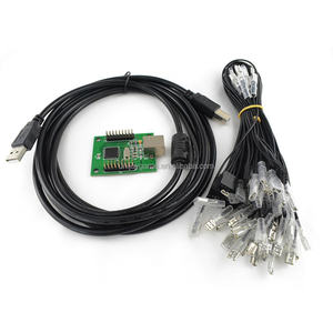 2 Oyunculu Jamma Fighter USB Kodlayıcı Joystick Kontrol Cihazı Kiti Retro PC Baseship, 1 Yıl Garantili, Arcade DIY İçin - Product Image 4