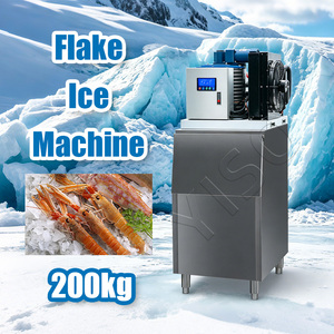 Máquina de hielo en escamas de acero inoxidable comercial de la fábrica YISO para barras de ensaladas de supermercado, máquina automática de hielo en escamas - Product Image 3