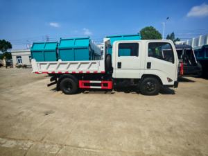 Camión Ligero de Carga <span class=keywords><strong>JMC</strong></span> <span class=keywords><strong>N720</strong></span> de Doble Cabina 4X2 109hp con Caja Abatible a Precio de Fábrica en Venta - Product Image 3