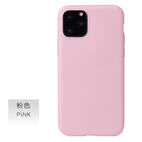 Six couleurs pour iPhone 11 Pro Max 2019, coque en TPU souple mat, coque de téléphone portable en gel pour iPhone 11 8 7 6 Plus, TPU02
