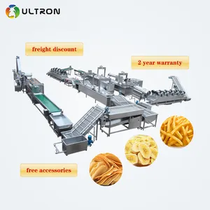 Linea di produzione delle patatine fritte 1000kg/h linea di produzione delle patatine fritte linea di produzione composta a macchina delle patatine fritte