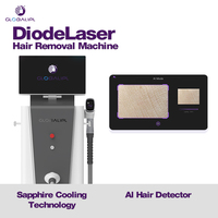 Machine d'épilation au laser à diode à 4 longueurs d'onde 755nm 808nm 940nm 1064nm Système d'épilation au laser indolore OEM ODM