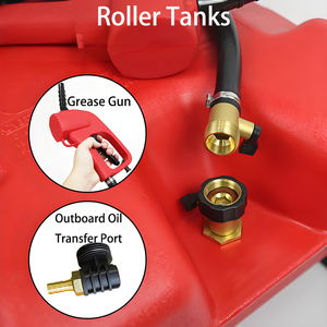 Tanque de combustible de rodillo fuera de borda de gran capacidad de 53L para motor de <span class=keywords><strong>barco</strong></span> de pesca, tanques de gasolina de llenado fuera de borda portátiles, suministros marinos - Product Image 4