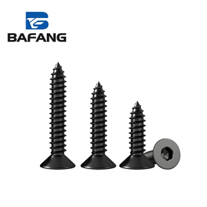 <span class=keywords><strong>Vis</strong></span> autotaraudeuses <span class=keywords><strong>pour</strong></span> cloisons sèches en plâtre noir à filetage grossier, à tête fraisée hexagonale DIN 7981 - Product Image 3
