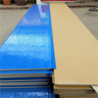 Panneau sandwich en mousse dure en polyuréthane PU panneau isolant en métal pour mur externe panneau sandwich