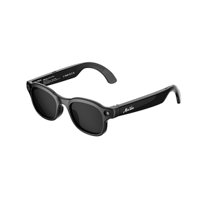 Lunettes audio intelligentes W-Ai3 avec caméra, appels mains libres à oreille ouverte, verres interchangeables, charge sans contact sécurisée - Product Image 1