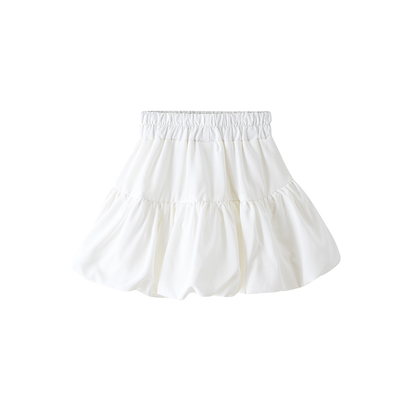 white short skirt