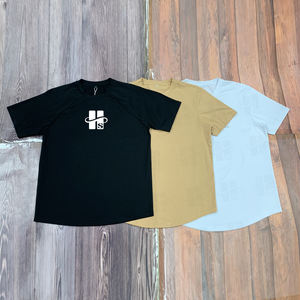 Camiseta Deportiva de Alta Calidad para Hombre, Transpirable, Personalizada, de Verano, Mezcla de Algodón y Elastano, Corte Regular, Estilo Raglán - Product Image 5