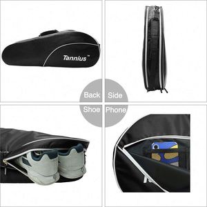 Sac de raquette de tennis grande capacité personnalisé BSCI, sac à bandoulière unique pour raquette de badminton, sac à dos pour hommes - Product Image 2