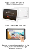 Tablette PC LCD tactile murale OEM ODM Letine Android 11 10,1 pouces avec NFC et alimentation PoE pour magasin de détail et ascenseur, 2 Go de RAM, 16 Go