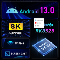 Venta al por Mayor H96 MAX RK3528 IPTV STB 2026, Quad Core, 8K Streaming, Internet, Smarter Ott, WiFi 6 Premium, Android 13 Pro, Set Top TV Box