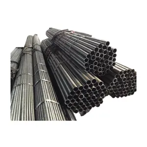 Tubos de aço de baixo carbono usados para cercas de playgrounds 33.7*1.6 48*1.6 Sch40 Sch20 sch60 sch80 tubo de aço preto
