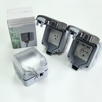 Boîtier de prise étanche SFE IP66 1 ou 2 postes, multifonctionnel, 16A, type multiprise murale