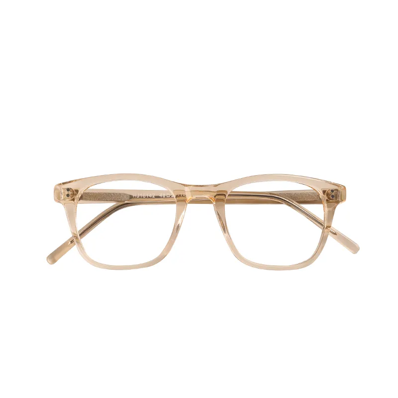 Benutzer definierte Logo Square Transparente Acetat Brillen fassungen Lunettes Los Anteojos Brillen Brillen