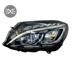 Faros Delanteros LED Originales de Doble Lente para Automóviles W205, los Más Vendidos para los Modelos C180 C200 C300 C63 15-18 - Product Image 1