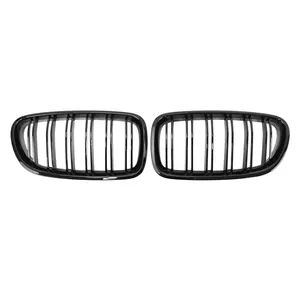 Classic Customization Gloss Black Car Front Grille Cover Grill For BMW 5 Series F10 2010-2017