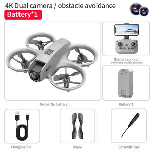 โดรน X18 มินิ สำหรับดรอปชิปปิ้งบน Shopify พร้อมระบบหลบหลีกสิ่งกีดขวาง กล้องคู่ 4K FPV RC ควอดคอปเตอร์ ไฟ LED สำหรับผู้ใหญ่และผู้เริ่มต้น - Product Image 6