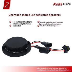 Applicable aux phares LED 12V Compass 20/24, faisceau haut/bas, décodeur spécial, installation non destructive - Product Image 3