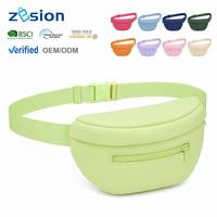 Sac banane personnalisé, sac bandoulière, sac de taille, sac ceinture en néoprène, avec logo personnalisé, vente en gros, fabricant OEM, imperméable