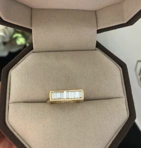 Joyería Fina Personalizada, Anillo Sólido de Oro Real de 9k, 10k, 14k, 18k, Oro Blanco, Amarillo o Rosado, Diamante/Gema de Laboratorio, Fabricación en Fábrica - Product Image 3