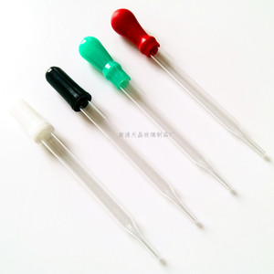 หลอดหยดแก้วเทียนจิง 10 ซม. พร้อมปลายยางสำหรับใช้ในห้องปฏิบัติการสำหรับสารเคมี - Product Image 2