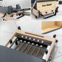 Machine de Pilates Reformer en bois de chêne, design classique, de luxe, réglable, pliable, portable, pour la remise en forme et la santé, certifiée ISO9001