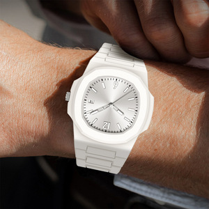 Orologio da Polso Casual al Quarzo da Uomo con Design a Quadrante Arabo, Impermeabile 3 ATM, Nero, Orologi da Polso all'Ingrosso - Product Image 3